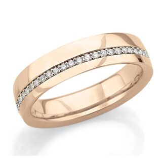 Fede Artlinea in Oro Rosa con Diamanti - Forever - ADF392-LK