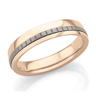Fede Artlinea in Oro Rosa e Titanio - Forever - ADF393TT-LR