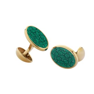 Gemelli Tatiana Fabergé in Argento e Smalto - TF Homme - CL002GR