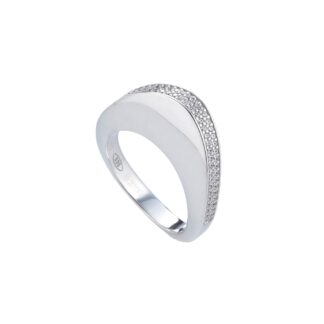 Anello Tatiana Fabergé in Argento con Zirconi - Ekaterina - EKR41W