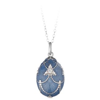 Collana Tatiana Fabergé in Argento e Smalto con Zirconi - Peter Carl - F003TBS