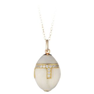 Collana Tatiana Fabergé in Argento e Smalto con Zirconi - Peter Carl - F016W