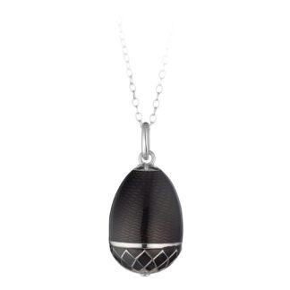 Collana Tatiana Fabergé in Argento e Smalto con Zirconi - Peter Carl - F023BS