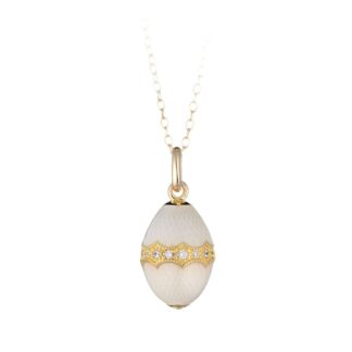 Collana Tatiana Fabergé in Argento e Smalto con Zirconi - Peter Carl - F050W