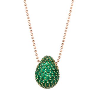 Collana Tatiana Fabergé in Argento e Zirconi – 9NINE – greeneye