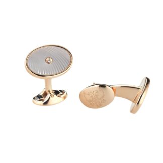 Gemelli Tatiana Fabergé in Argento con Diamante - Moika - MOCL02R