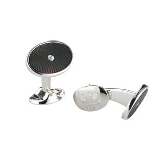 Gemelli Tatiana Fabergé in Argento con Diamante - Moika - MOCL02W