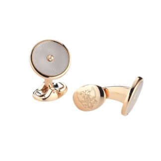 Gemelli Tatiana Fabergé in Argento con Diamante - Moika - MOCL03R