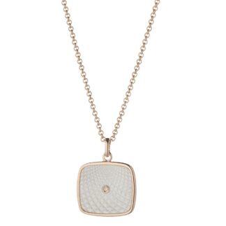 Collana Tatiana Fabergé in Argento con Diamante - Moika - MOP01R