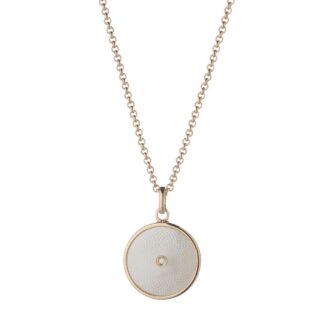Collana Tatiana Fabergé in Argento con Diamante - Moika - MOP03R