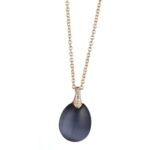 Collana Tatiana Fabergé in Argento con Occhio di Gatto - Olga - P1149V
