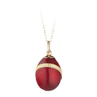 Collana Tatiana Fabergé in Argento e Smalto con Zirconi - Peter Carl - P23999R