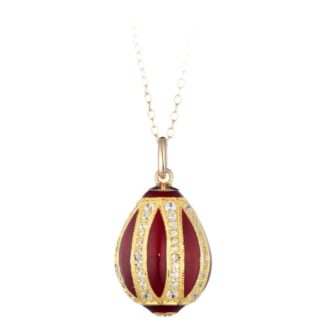 Collana Tatiana Fabergé in Argento e Smalto con Zirconi - Peter Carl - P63006R