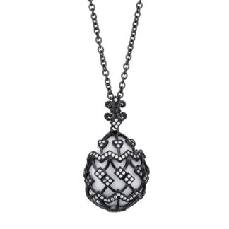 Collana Tatiana Fabergé in Argento con Agata e Zirconi - Alexandra - P817B