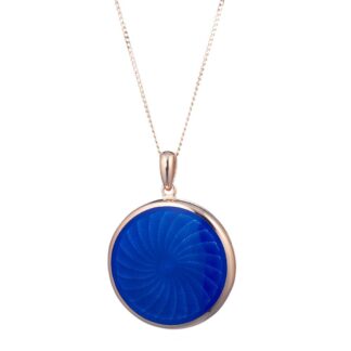 Collana Tatiana Fabergé in Argento e Smalto - Romanov - ROP08RDB