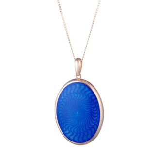 Collana Tatiana Fabergé in Argento e Smalto - Romanov - ROP09RDB