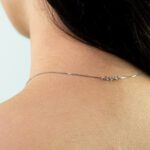 Collana da Donna in Oro Bianco con Diamanti e Perla - 10818144