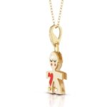 Ciondolo Le Bebé Bimbo in Oro Giallo con Smalto - Limited Edition 2020 - LBB005-20