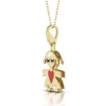 Ciondolo Le Bebé Bimba in Oro Giallo con Smalto - Limited Edition 2020 - LBB007-20