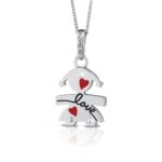 Ciondolo Le Bebé Bimba in Oro Bianco con Smalto - Limited Edition 2020 - LBB008-20