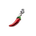 Charm Isola Bella in Argento e Smalto | Peperoncino - D-Javù - 20000639