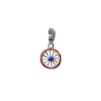 Charm Isola Bella in Argento e Smalto | Ruota - D-Javù - 20000629