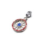 Charm Isola Bella in Argento e Smalto | Ruota - D-Javù - 20000629