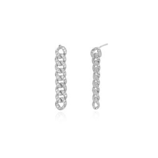 Orecchini Pendenti Mabina in Argento con Zirconi - 563320