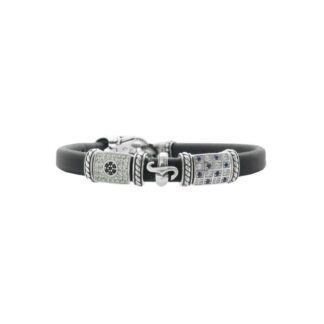Bracciale Cesare Paciotti in Silicone e Argento - Nautica - JPNC2090M5