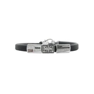 Bracciale Cesare Paciotti in Silicone e Argento - Nautica - JPNC2097M5