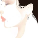 Orecchini Pendenti Le Bebè Bimba in Oro Bianco - i Classici - LBB123