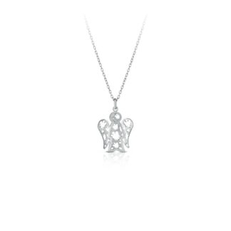 Collana Roberto Giannotti in Oro Bianco con Angelo - Angeli - NKT292