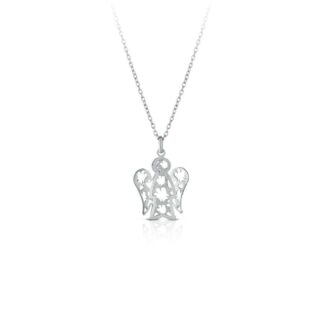 Collana Roberto Giannotti in Oro Bianco con Angelo - Angeli - NKT291