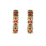 Orecchini Isola Bella in Argento e Smalti | Rosone Grande - 20000380