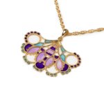 Collana Isola Bella in Argento e Smalti | Merletti Ventaglio - 20000390