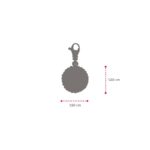 Charm Isola Bella in Argento e Smalto | Minnuzza Sant'Agata - Food - 20000396
