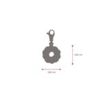 Charm Isola Bella in Argento e Smalto | Buccellato - Food - 20000397