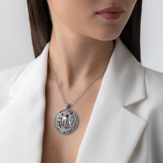 Ciondolo Gerardo Sacco in Argento | Fenice Araba - Rinascita - 28007