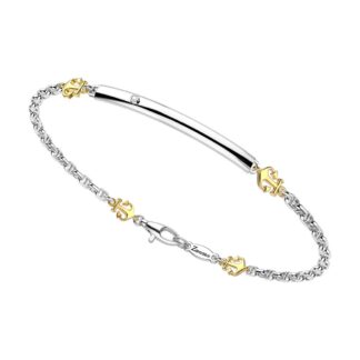 Bracciale Zancan in Oro Giallo e Bianco