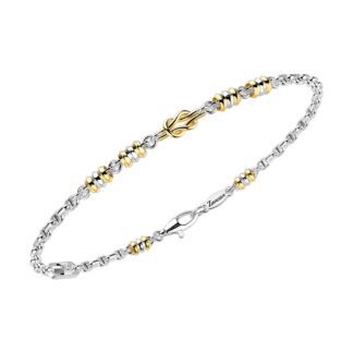 Bracciale Zancan in Oro Giallo e Bianco | Nodo - Insignia Gold - EB694BG