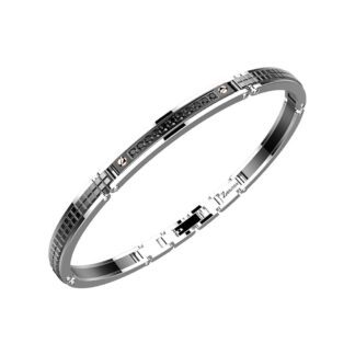 Bracciale Zancan in Acciaio con Spinelli - Hiteck - EHB165
