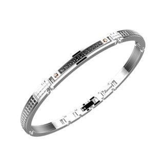 Bracciale Zancan in Acciaio con Spinelli - Hiteck - EHB167