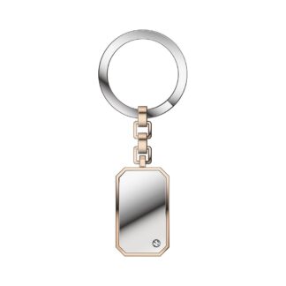 Portachiavi Zancan in Acciaio con Targhetta - Hiteck - EHP075