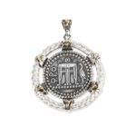 Ciondolo Gerardo Sacco in Argento e Oro | Moneta - Monete - 27862