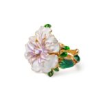 Anello Isola Bella in Argento e Smalti Fiore di Cappero - 20000581
