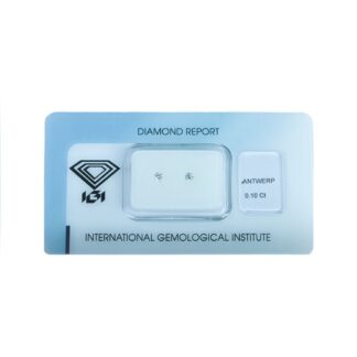 Diamante Blisterato in Coppia Certificato IGI da 0.10 Carati - 365922569