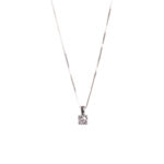 Collana Punto Luce Clesi in Oro Bianco con Diamante - 427_0