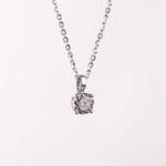 Collana Punto Luce Clesi in Oro Bianco con Diamante - 427_0