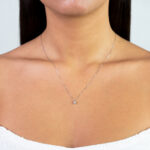 Collana Punto Luce Clesi in Oro Bianco con Diamante - 630_0