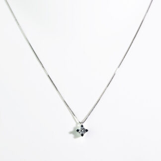 Collana Punto Luce Clesi in Oro Bianco con Diamante - 630_0